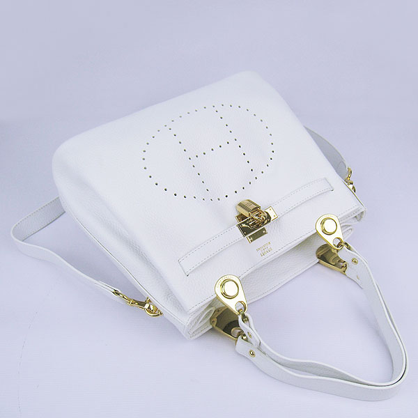 Best Hermes New Arrival Double-duty handbag White 60668